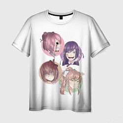 Футболка мужская Doki Doki Literature Club, цвет: 3D-принт