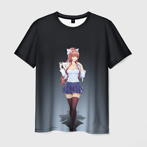 Мужская футболка Doki Doki Literature Club Monika Z / 3D-принт – фото 1