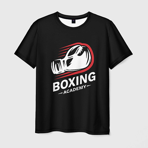 Мужская футболка Бокс / 3D-принт – фото 1