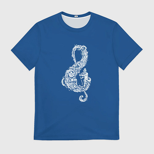 Мужская футболка Звуки Океана / 3D-принт – фото 1