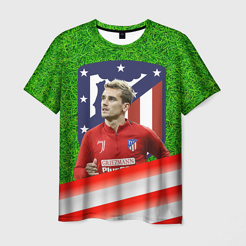 Мужская футболка Антуан Гризманн Antoine Griezmann спина Z / 3D-принт – фото 1