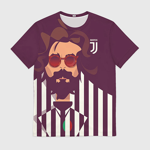 Мужская футболка Andrea Pirlo / 3D-принт – фото 1