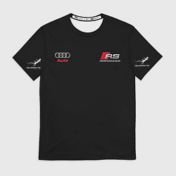 Футболка мужская AUDI АУДИ QUATTRO с Z, цвет: 3D-принт