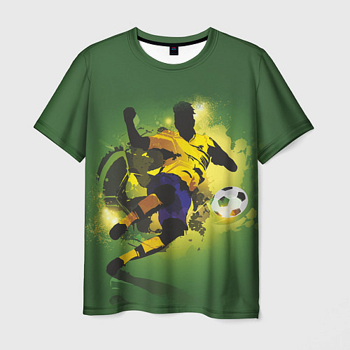 Мужская футболка Футбол / 3D-принт – фото 1