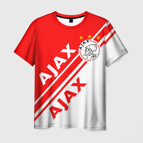 Мужская футболка FC AJAX AMSTERDAM ФК АЯКС / 3D-принт – фото 1