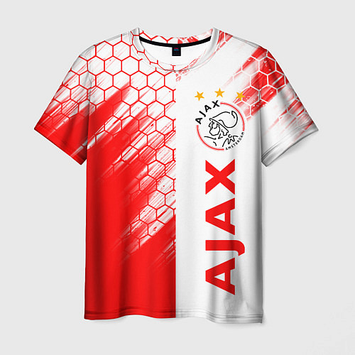 Мужская футболка FC AJAX AMSTERDAM ФК АЯКС / 3D-принт – фото 1