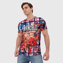 Футболка мужская Неуязвимый Invincible, цвет: 3D-принт — фото 2