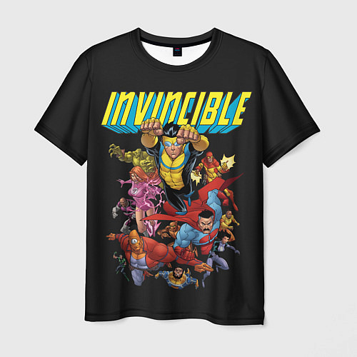 Мужская футболка Неуязвимый Invincible / 3D-принт – фото 1