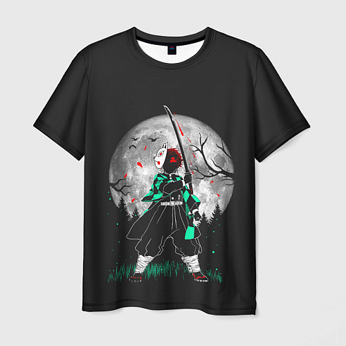 Мужская футболка Moon Slayer / 3D-принт – фото 1