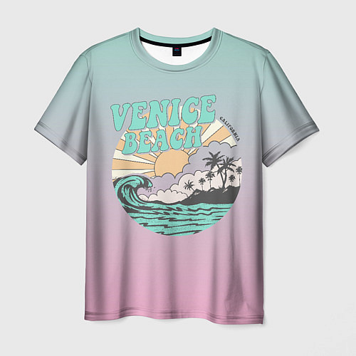 Мужская футболка VENICE BEACH / 3D-принт – фото 1
