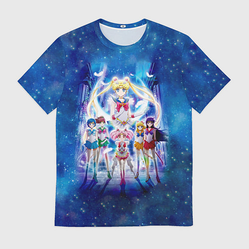 Мужская футболка Вечная Сейлор Мун Netflix 2021 / 3D-принт – фото 1