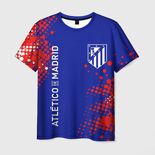 Мужская футболка ATLETICO DE MADRID АТЛЕТИКО / 3D-принт – фото 1