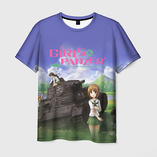 Мужская футболка Девушки и танки Girls und Panzer Z / 3D-принт – фото 1