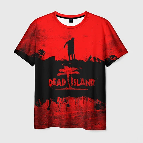 Мужская футболка Island of blood / 3D-принт – фото 1