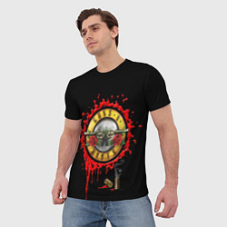 Футболка мужская GUNS N ROSES, цвет: 3D-принт — фото 2