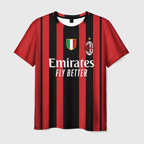 Мужская футболка Ибрагимович Милан 20212022 / 3D-принт – фото 1