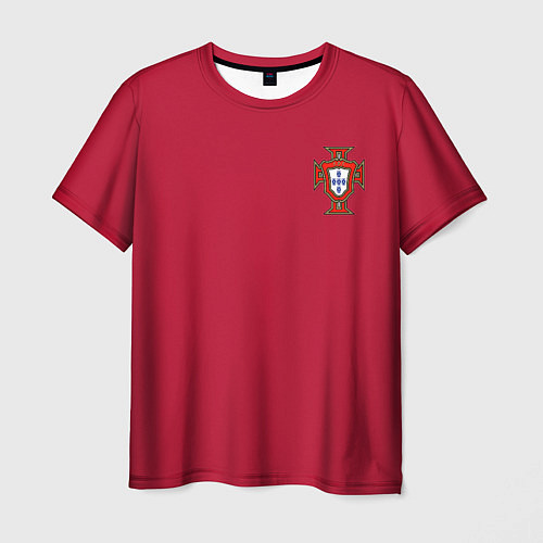 Мужская футболка Portugal home / 3D-принт – фото 1