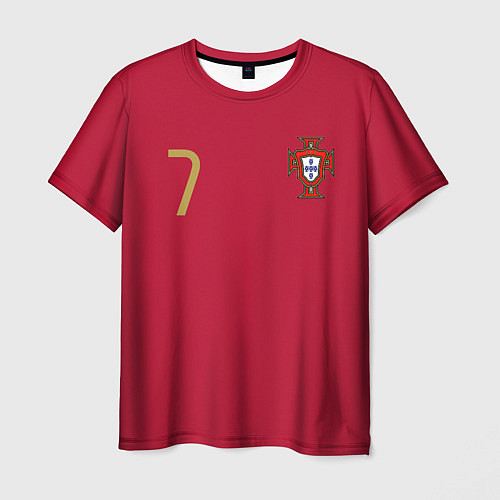 Мужская футболка Ronaldo 7 / 3D-принт – фото 1