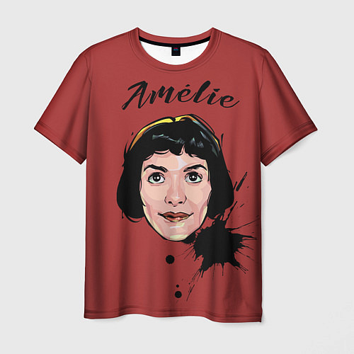 Мужская футболка Amelie art / 3D-принт – фото 1