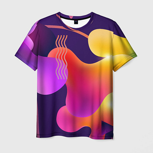 Мужская футболка Rainbow T-Shirt / 3D-принт – фото 1
