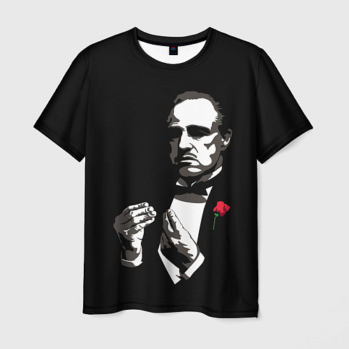 Мужская футболка Крёстный Отец The Godfather / 3D-принт – фото 1