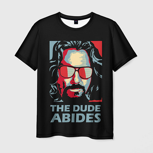 Мужская футболка The Dude Abides Лебовски / 3D-принт – фото 1