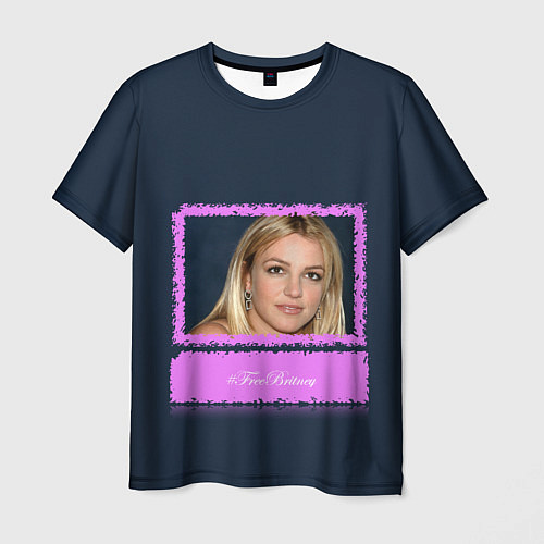 Мужская футболка Free Britney Свободу Бритни! / 3D-принт – фото 1