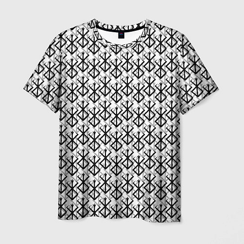 Мужская футболка Берсерк много логотипов / 3D-принт – фото 1