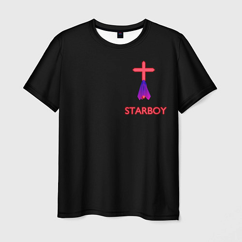 Мужская футболка STARBOY - The Weeknd / 3D-принт – фото 1
