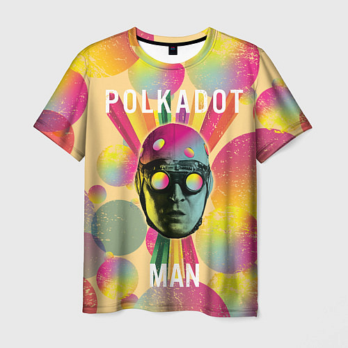 Мужская футболка Polkadot Man / 3D-принт – фото 1