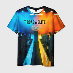 Футболка мужская Road to global elite, цвет: 3D-принт