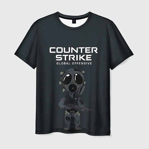 Мужская футболка CS GO COUNTER TERRORIS Z / 3D-принт – фото 1