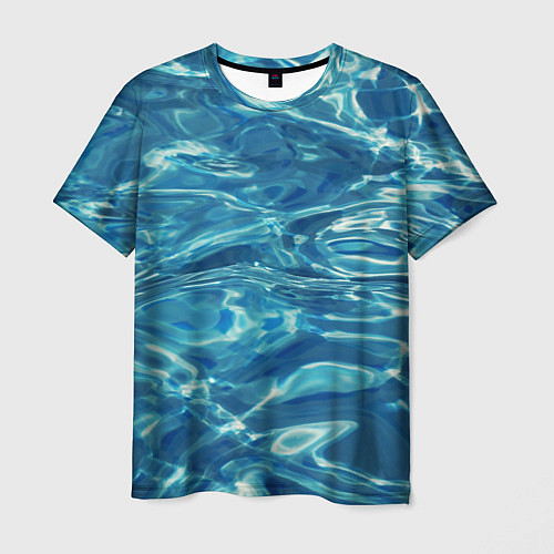 Мужская футболка Чистая вода / 3D-принт – фото 1