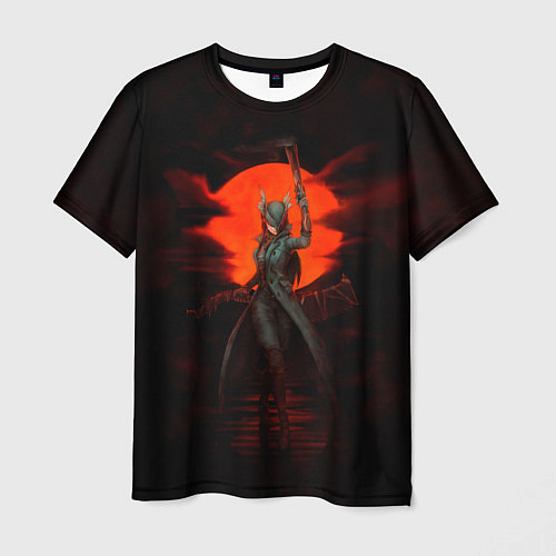 Мужская футболка Blood moon / 3D-принт – фото 1