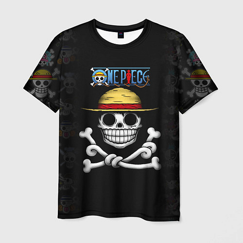 Мужская футболка Пираты Соломенной Шляпы One Piece / 3D-принт – фото 1