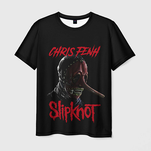 Мужская футболка CHRIS FENH SLIPKNOT СЛИПКНОТ Z / 3D-принт – фото 1