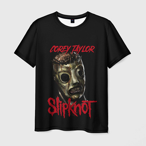 Мужская футболка COREY TAYLOR SLIPKNOT СЛИПКНОТ Z / 3D-принт – фото 1