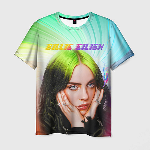 Мужская футболка BILLIE EILISH БИЛЛИ АЙЛИШ Z / 3D-принт – фото 1