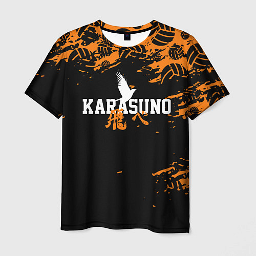 Мужская футболка KARASUNO КАРАСУНО / 3D-принт – фото 1