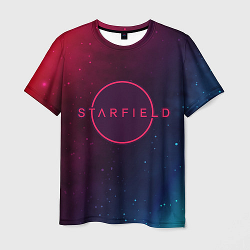 Мужская футболка Старфилд - Космос / 3D-принт – фото 1