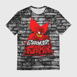 Мужская футболка Friday Night Funkin TrickyWall