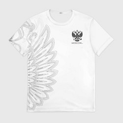 Мужская футболка Russia MSKSide - Colorless