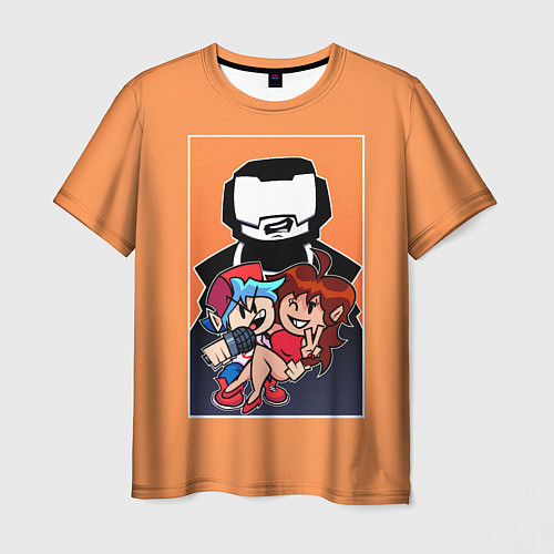 Мужская футболка Boyfriend, Girlfriend, Tankman / 3D-принт – фото 1