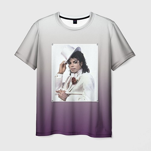 Мужская футболка Майкл Джексон навсегда / 3D-принт – фото 1