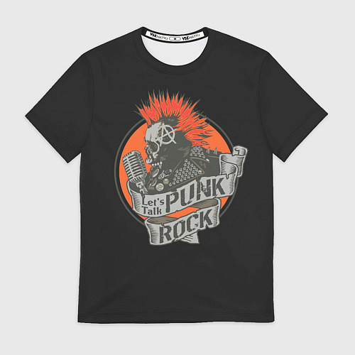 Мужская футболка Punk Rock / 3D-принт – фото 1