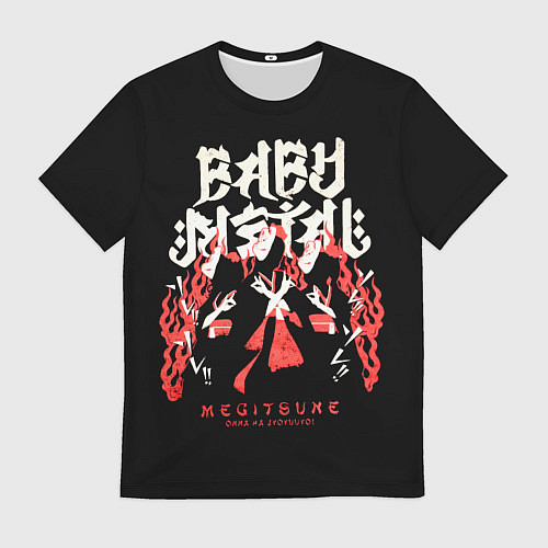 Мужская футболка Trio metal / 3D-принт – фото 1