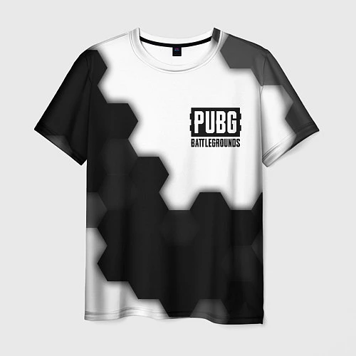 Мужская футболка PUBG: Battlegrounds - Hexagon / 3D-принт – фото 1