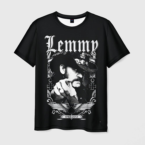 Мужская футболка RIP Lemmy / 3D-принт – фото 1