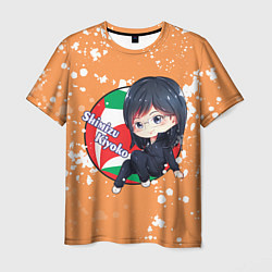 Футболка мужская Shimizu Kiyoko Haikyu Волейбол Z, цвет: 3D-принт