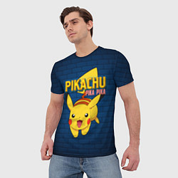 Футболка мужская ПИКА ПИКА PIKA PIKA, цвет: 3D-принт — фото 2